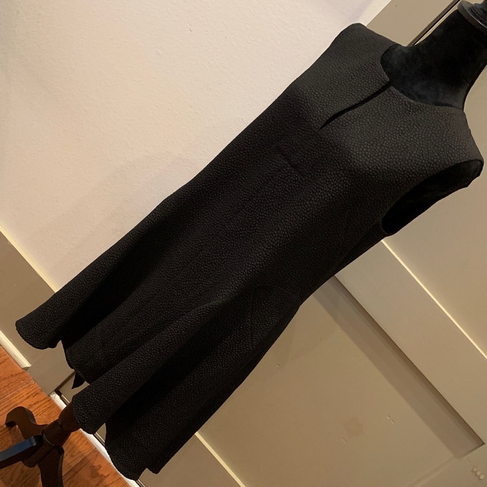 BCBGMaxAzria Textured Black Mini Dress